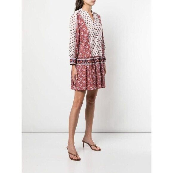 Veronica Beard Jesila Cotton Patchwork Dress XS - Picture 5 of 14